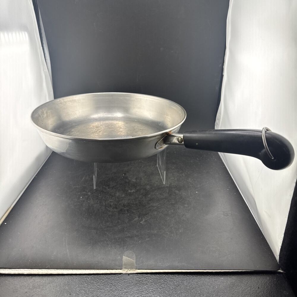 Vintage 1983 Revere Ware 10 In Skillet Fry Pan Stainless Steel Clinton ILL A83